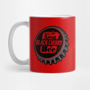 Vintage King Bee Black Cherry Soda Bottlecap Mug